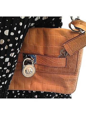 Michael Kors Leather Crossbody Bag (view 1)