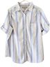 Woman Within 100% Cotton Stripes Button-Down Shirt Size L - photo 4