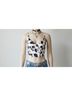 Thirty/Thirty Animal Print Black White Sleeveless Top Size M - photo 11