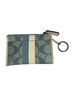 Coach 100% Leather Print Blue Ivory Card Holder  One size - photo 2