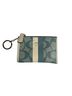 Coach 100% Leather Print Blue Ivory Card Holder  One size - photo 1