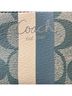 Coach 100% Leather Print Blue Ivory Card Holder  One size - photo 3