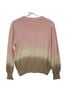Veronica Beard Pink Ombre Dip Dye Crewneck Sweater Pullover Sweater - photo 2