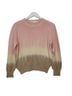Veronica Beard Pink Ombre Dip Dye Crewneck Sweater Pullover Sweater - photo 1