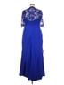 Alyce 100% Polyester Blue Alyce Cocktail Dress Size 18 - photo 2