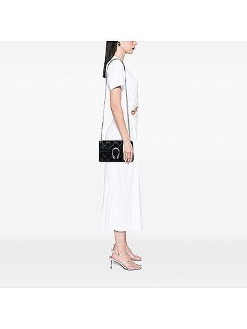 Gucci Medium GG Velvet Dionysus Crossbody (view 2)