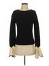 Antonio Melani 100% Wool Color Block Black Antonio Melani Wool Pullover Sweater Size S - photo 1