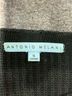 Antonio Melani 100% Wool Color Block Black Antonio Melani Wool Pullover Sweater Size S - photo 6