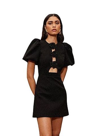 Rebecca Vallance Aubree Flower Mini Dress Cocktail Dress (view 1)