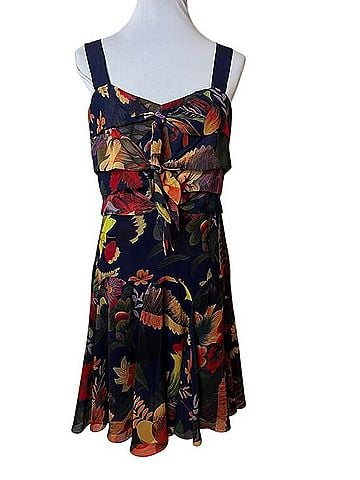 Ted Baker London floral tropical triple knot dress Cocktail Dress (view 1)