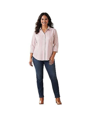 Eddie Bauer 3/4 Sleeve Button-Down Shirt (view 1)