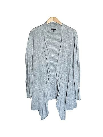 Eileen Fisher Linen Blend Open Front Knit Sweater Vest (view 1)