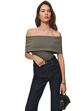 Reformation teddy knit top T-Shirt (view 1)