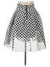 Maje 100% Polyester Polka Dots Silver Maje Casual Skirt Size L - photo 2