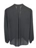 Veronica M. 100% Polyester Black Long Sleeve Blouse Size S - photo 2