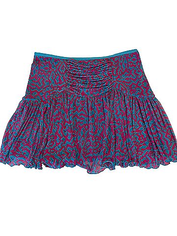 Diane von Furstenberg Flutterfly Silk Skirt (view 2)