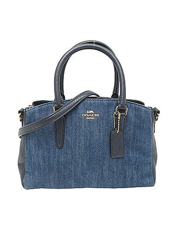 Coach Coach Denim Way Women's Handbag F67473 Blue (view 1)