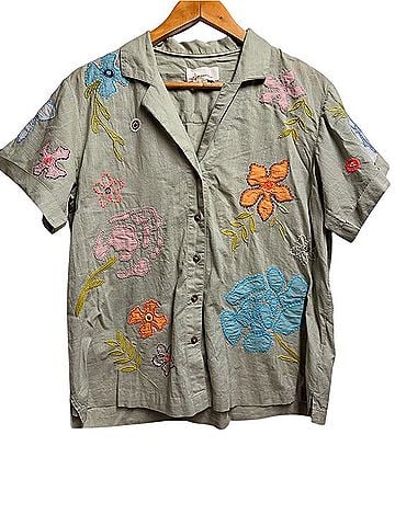 Anthropologie Maeve Surf Shirt Short Sleeve T-Shirt (view 1)