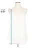 1.State 100% Polyester Ivory 1.State Sleeveless Blouse Size L - photo 5