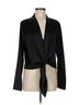 Aqua 100% Polyester Black Aqua Long Sleeve Blouse Size M - photo 1