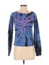 Volcom Tie-dye Acid Wash Print Blue Volcom Sweatshirt Size S - photo 1