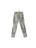 L'Agence Animal Print White Black Jeans Size 25 waist - photo 1