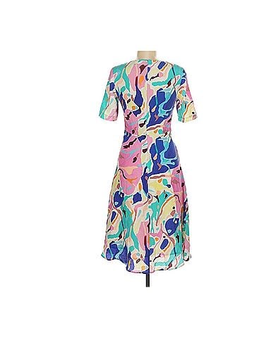 Gorman Mireia Ruiz Canvas Silk Midi Dress Casual Dress (view 2)