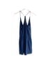 Rory Beca 100% Silk Solid Blue Romper Size S - photo 2