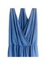 Rory Beca 100% Silk Solid Blue Romper Size S - photo 4