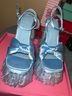 Dolls Kill Blue Heels Size 10 - photo 4
