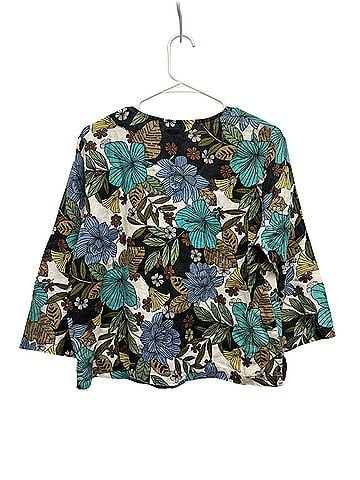 Hot Cotton 3/4 Sleeve Blouse (view 2)
