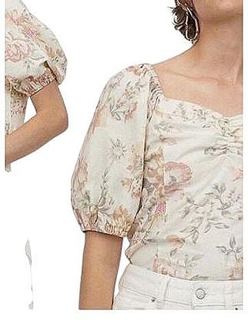 H&M Flouncy Short Sleeve Blouse (view 2)