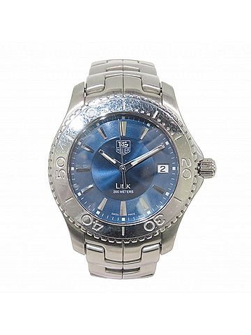 TAG Heuer TAG Heuer WJ1112 watch, total weight 129.6g, stainless steel, quartz movement, navy dial. (view 1)