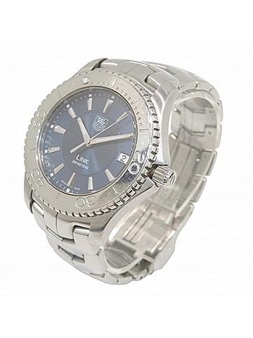 TAG Heuer TAG Heuer WJ1112 watch, total weight 129.6g, stainless steel, quartz movement, navy dial. (view 2)