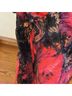 Bogner 100% Nylon Floral Red Black Jacket Size 8 - photo 7
