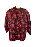 Bogner 100% Nylon Floral Red Black Jacket Size 8 - photo 1