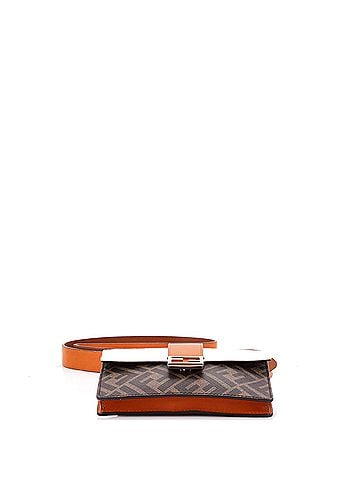 Fendi Baguette Convertible Pouch Canvas with Zucca Coated Canvas (view 2)
