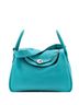 Hermès 100% Leather Blue Lindy Bag Clemence 30 One size - photo 1