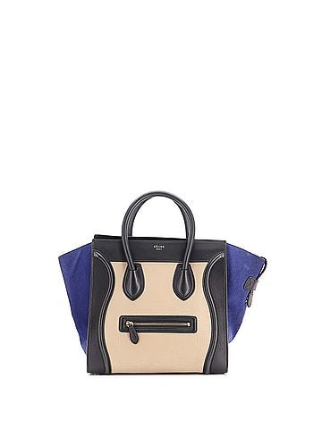 Céline Tricolor Luggage Bag Leather Mini (view 1)