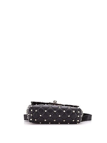 Valentino Garavani Rockstud Spike Turnlock Belt Bag Quilted Leather (view 2)