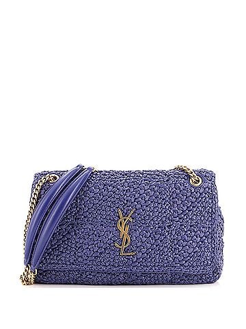 Saint Laurent Jamie Flap Bag Crochet Raffia Medium (view 1)