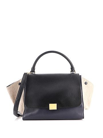 Céline Trapeze Bag Leather with Canvas Medium (view 1)