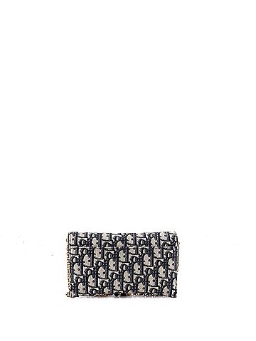 Christian Dior Saddle Chain Wallet Oblique Canvas (view 2)
