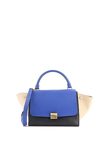 Céline Tricolor Trapeze Bag Leather Small (view 1)