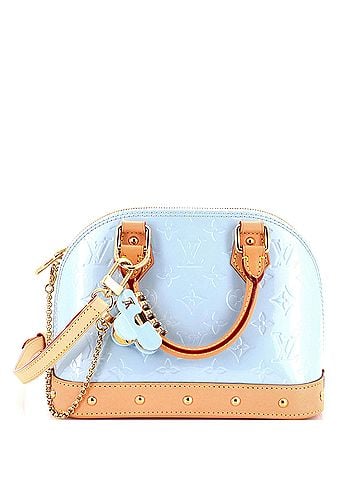 Louis Vuitton Alma Charm Chain Handbag Monogram Vernis BB (view 1)