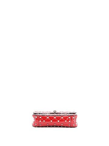 Valentino Garavani Rockstud Spike Flap Bag Quilted Patent Small (view 2)
