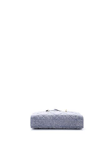 Christian Dior Lady D-Joy Bag Macrocannage Quilt Denim Medium (view 2)