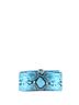 Balenciaga 100% Leather Blue Hourglass Top Handle Bag Python Embossed Leather Small One size - photo 2