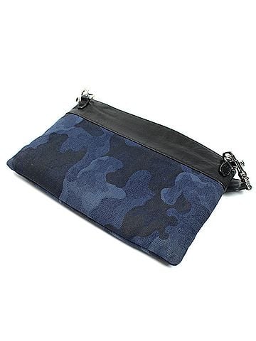 Jimmy Choo JIMMY CHOO Camouflage Denim Shoulder Bag, Navy, KIMI-CDJ-0097, Men's (view 2)