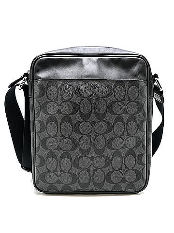 Coach Coach Signature Women's/Men's Shoulder Bag F54788 Leather Black (view 2)